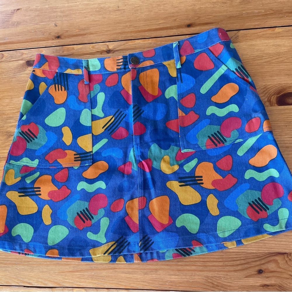 Lucy & Yak Organic Twill Skirt in Avril